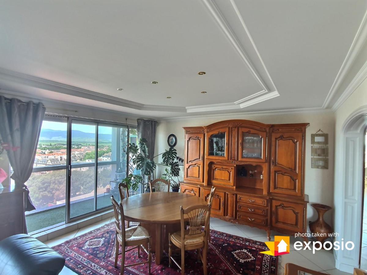 Bel Appartement Avec Vue Splendide Sur Toute La Ville De Colmar - Parking Gratuit Ngoại thất bức ảnh